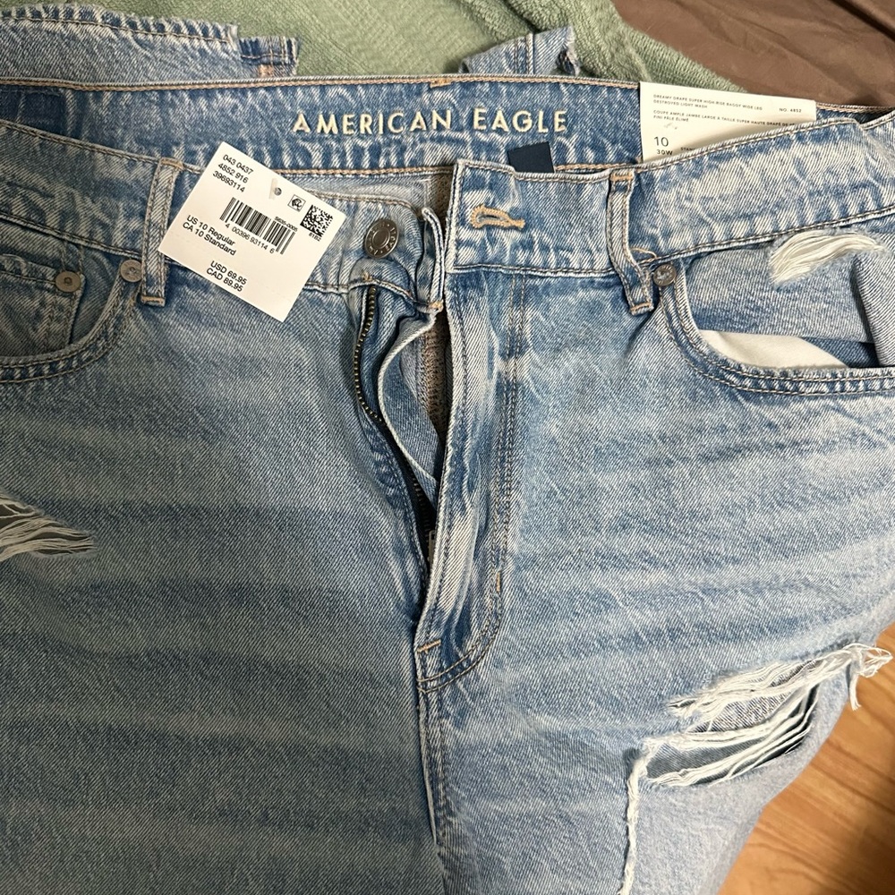 American Eagle Outfitters Light Blue Flare Jeans